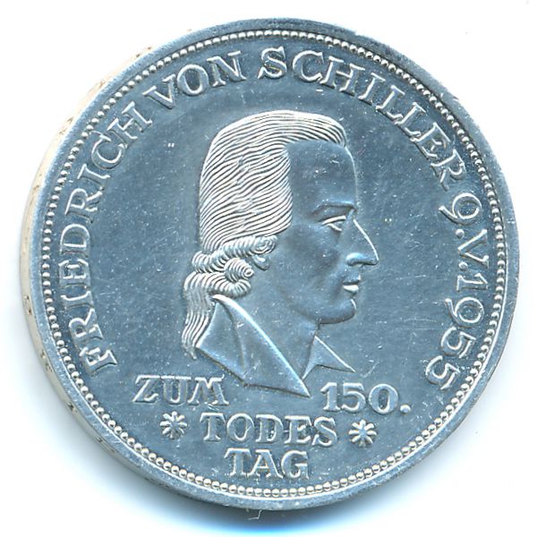 ФРГ, 5 марок (1955 г.)