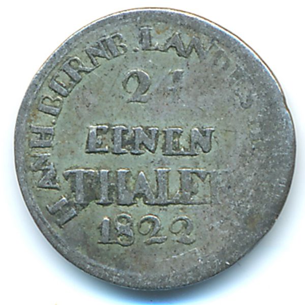 Анхальт-Бернбург, 1/24 талера (1822 г.)