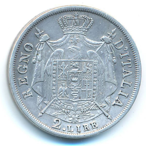 Италия, 2 лиры (1811 г.)
