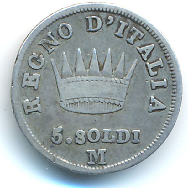 Италия, 5 сольдо (1813 г.)
