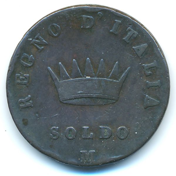 Италия, 1 сольдо (1809 г.)