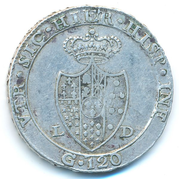 Неаполь и Сицилия, 120 гран (1805 г.)