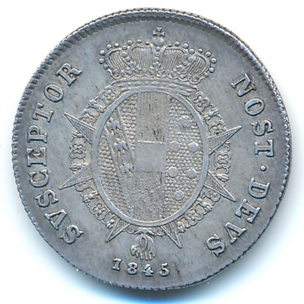 Тоскана, 1 паоло (1845 г.)
