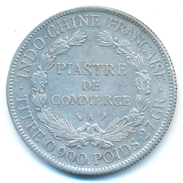 Французский Индокитай, 1 пиастр (1906 г.)