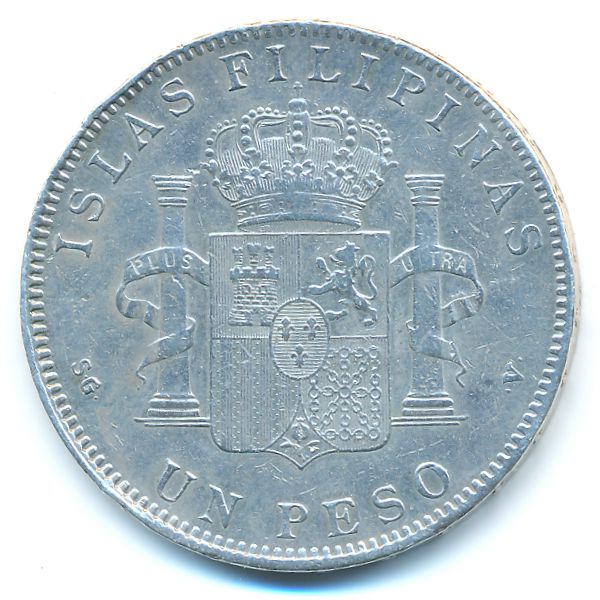 Филиппины, 1 песо (1897 г.)