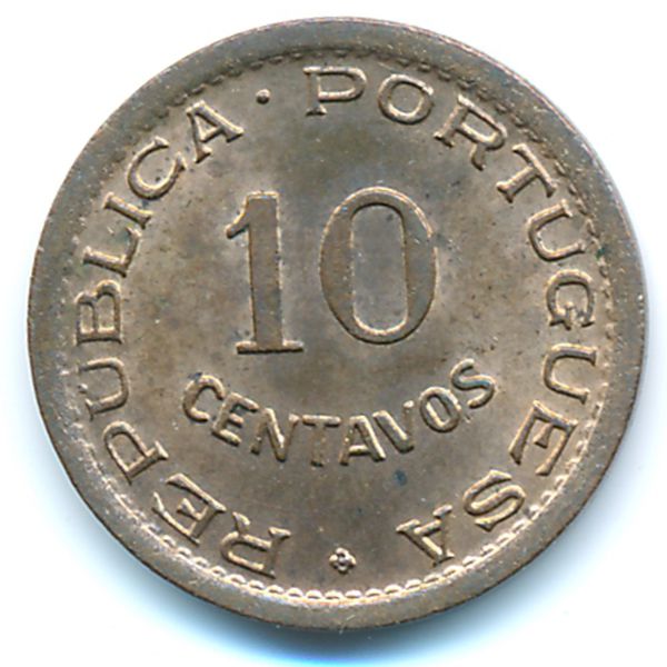 Ангола, 10 сентаво (1949 г.)