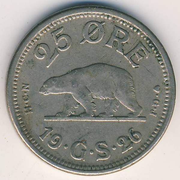 Гренландия, 25 эре (1926 г.)