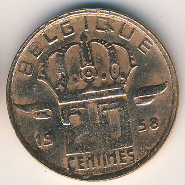 Бельгия, 20 сентим (1958 г.)