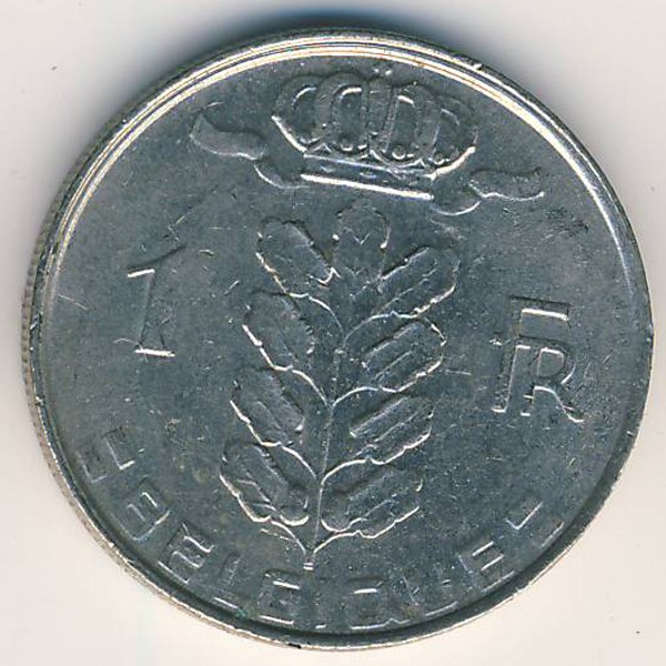 Бельгия, 1 франк (1980 г.)