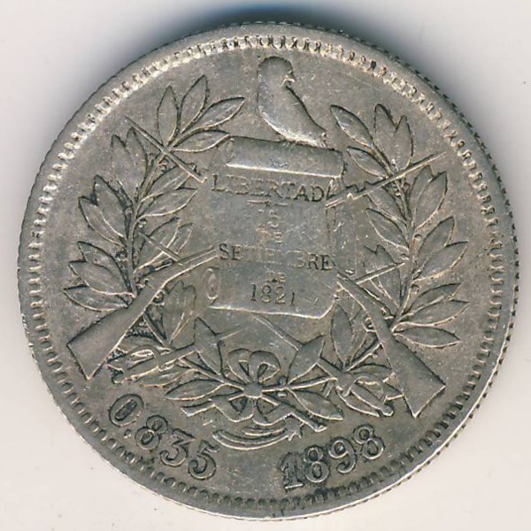 Гватемала, 2 реала (1898 г.)