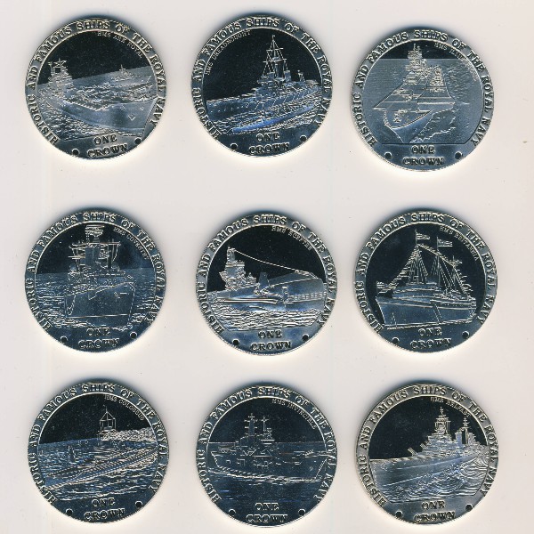 Тристан-да-Кунья, Набор монет (2008 г.)