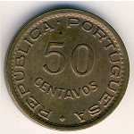 Angola, 50 centavos, 1953–1961