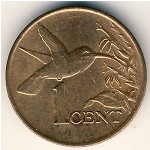 Trinidad & Tobago, 1 cent, 1976–2014