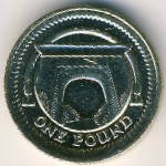 Великобритания, 1 фунт (2006–2007 г.)