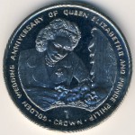 Gibraltar, 1 crown, 1997