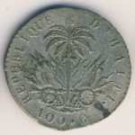 Haiti, 100 centimes, 1829–1833