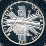 Великобритания, 1 фунт (2011 г.)