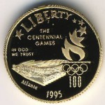 USA, 5 dollars, 1995