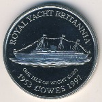 Isle of Wight., 1 euro, 1997