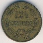 Venezuela, 12 1/2 centimos, 1944