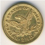 USA, 2 1/2 dollars, 1840–1907