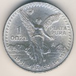 Mexico, 1 onza, 1988–1991
