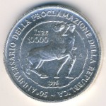 Italy, 10000 lire, 1996