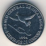 Nicaragua, 5 centavos, 1994