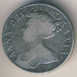 Великобритания, 1 шиллинг (1710–1714 г.)