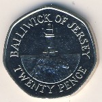 Jersey, 20 pence, 1998–2012