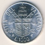 Vatican City, 1000 lire, 1984