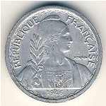 French Indo China, 5 cents, 1946