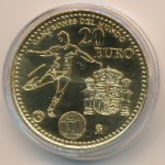 Spain, 20 euro, 2010