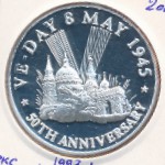 Turks and Caicos Islands, 20 crowns, 1997