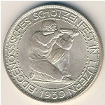 Switzerland., 5 francs, 1939