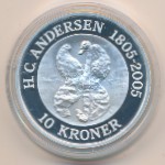 Denmark, 10 kroner, 2005