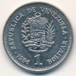 Venezuela, 1 bolivar, 1977–1986
