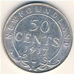 Newfoundland, 50 cents, 1911–1919