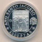 Spain, 2000 pesetas, 1993