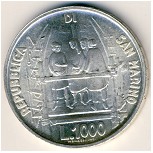 Сан-Марино, 1000 лир (1977 г.)