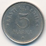 Estonia, 5 marka, 1922