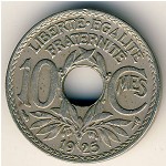 France, 10 centimes, 1917–1938