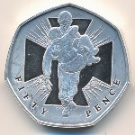 Великобритания, 50 пенсов (2006 г.)