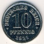 Germany, 10 pfennig, 1916–1922