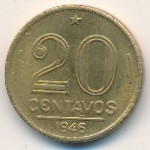 Brazil, 20 centavos, 1943–1948
