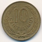 Uruguay, 10 centesimos, 1960