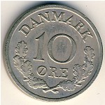 Denmark, 10 ore, 1960–1971