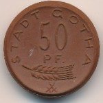 Гота., 50 пфеннигов (1921 г.)