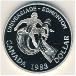 Canada, 1 dollar, 1983
