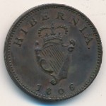 Ireland, 1 farthing, 1806